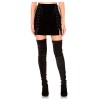 Women Gothic Skirt Lace Up Mini Skirt 